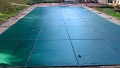 Loop-Loc swimming pool cover installation